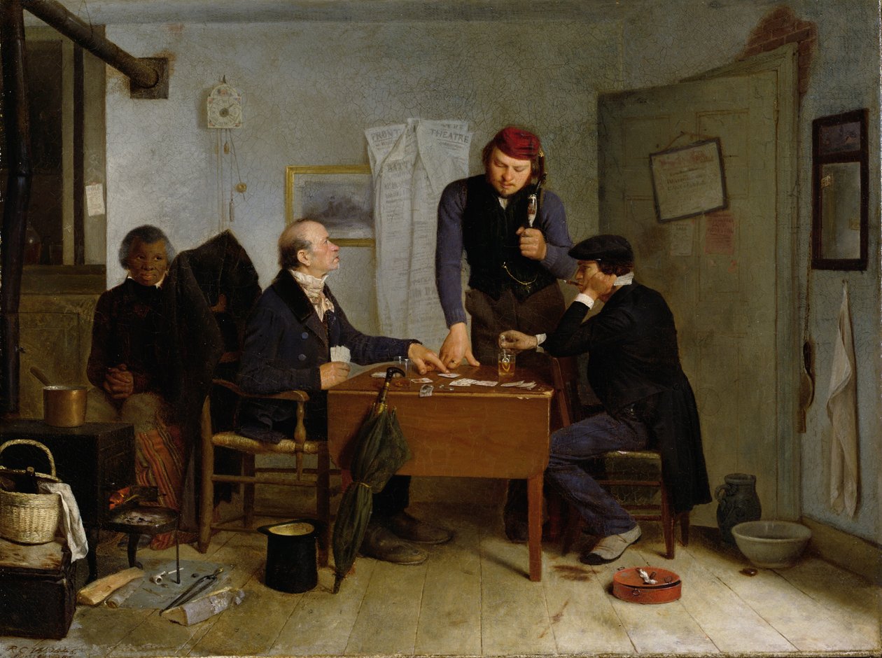 Hráči karet, 1846 od Richard Caton Woodville