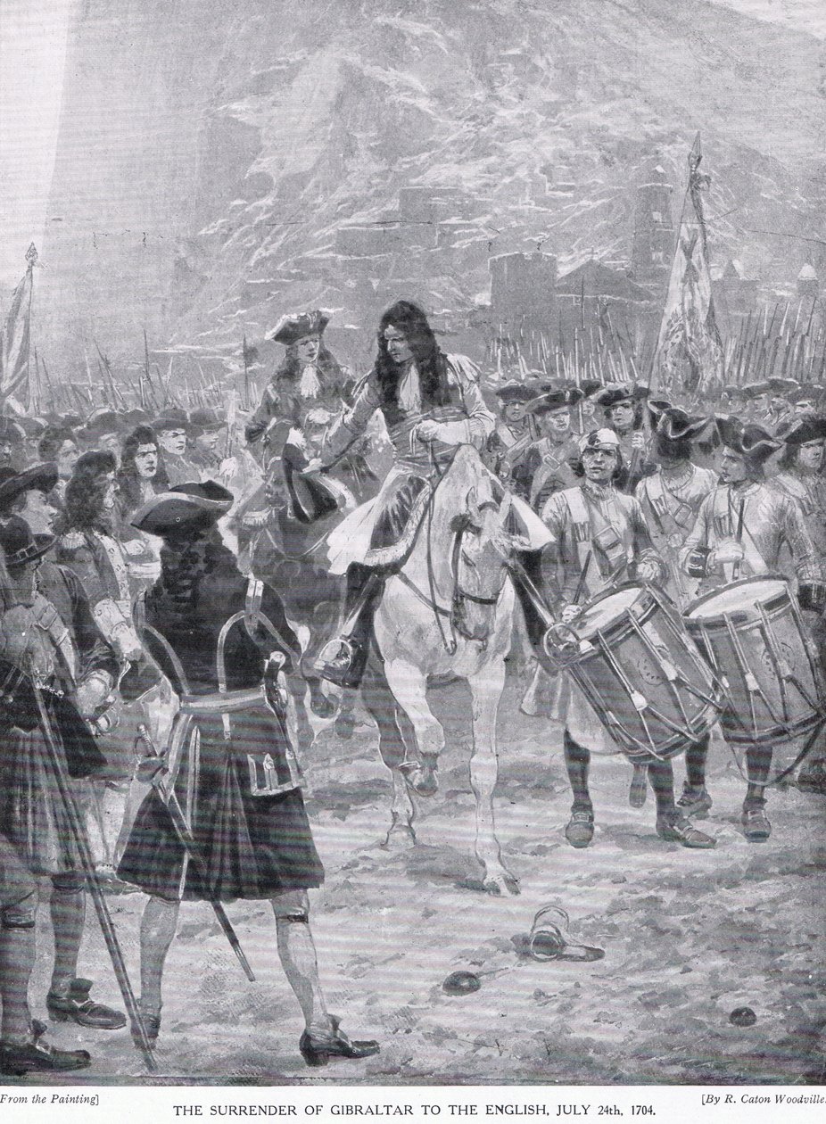 Kapitulace Gibraltaru, cca 1910 od Richard Caton Woodville