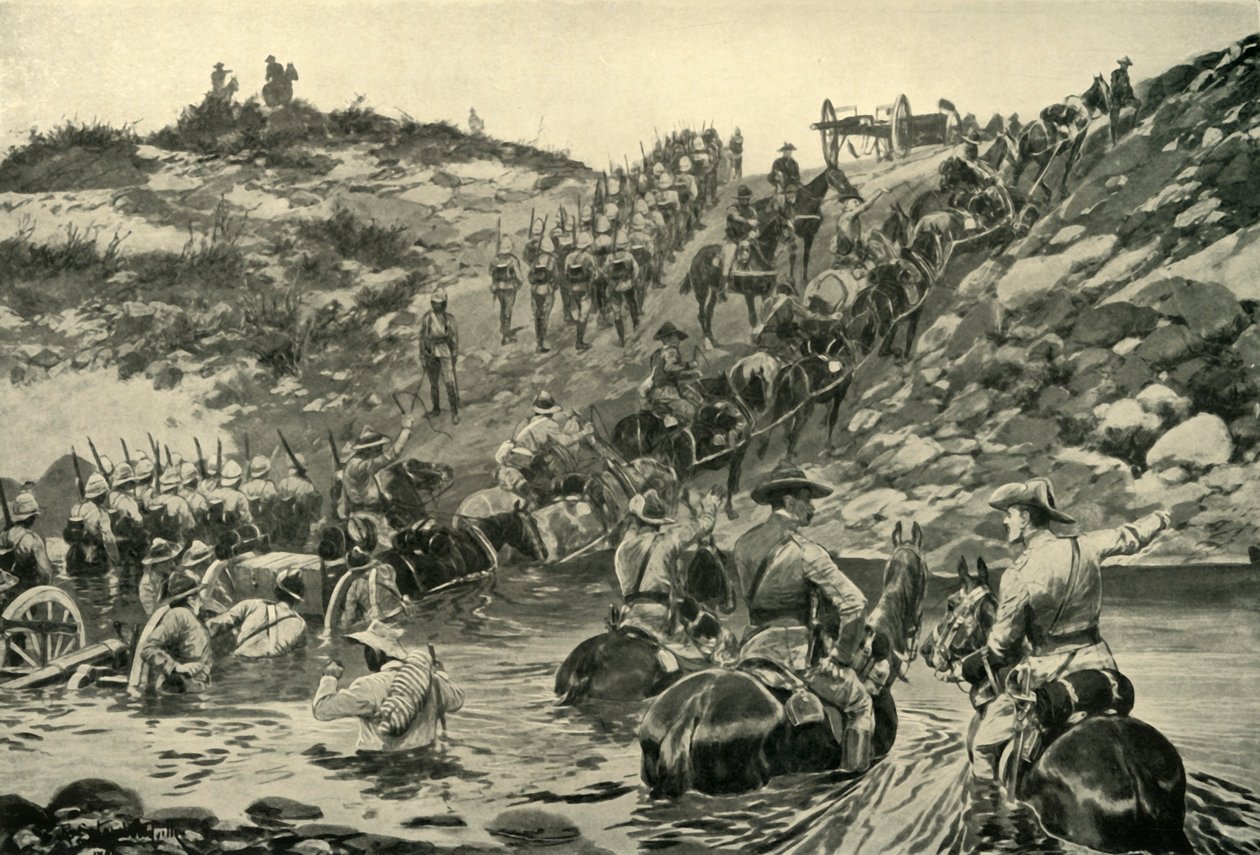 „Od Frere do Chieveley – Potíže s dopravou“, 1900. od Richard Caton Woodville II