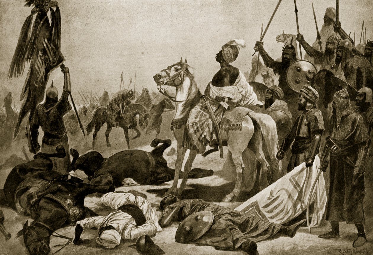 Hyder Ali v Conjeveramu, 1780, ilustrace z 