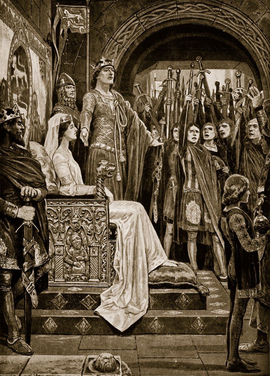 The Assembly at Windsor, 1126, ilustrace z 