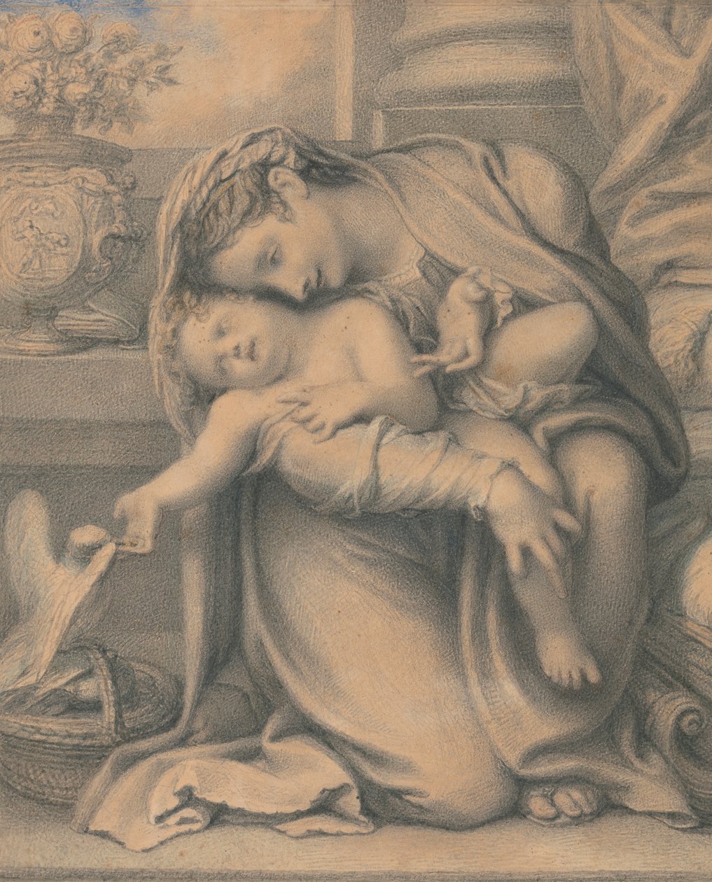 Madonna a dítě od Richard Cosway