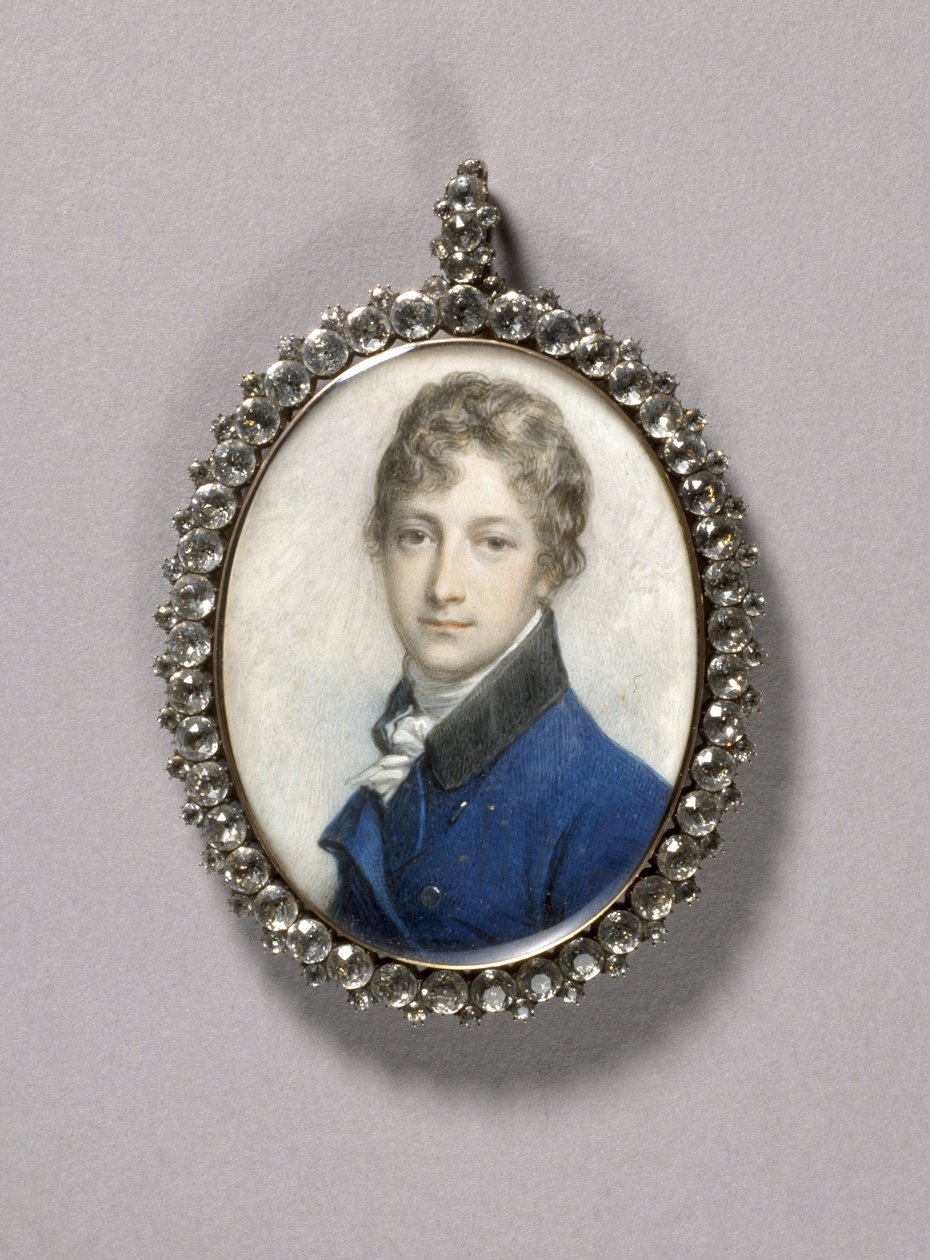 Portrétní miniatura Johna Norrise z Hughendenu, kolem 1795-1800 od Richard Cosway