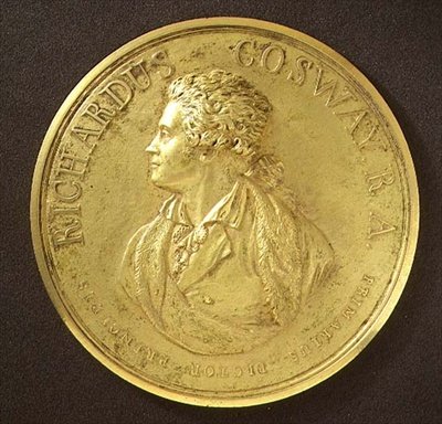 Portrétní medaile umělce (bronzová) od Richard Cosway