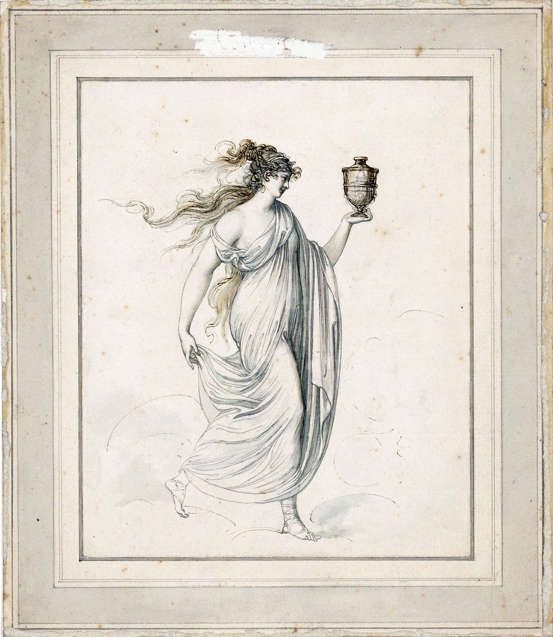 Portrét lady Emmy Hamiltonové od Richard Cosway