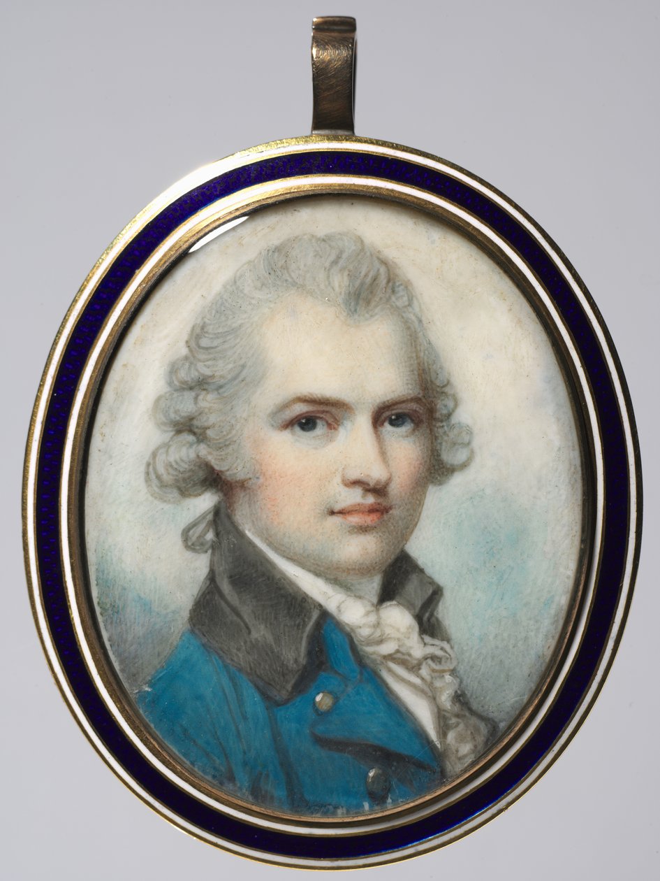 Portrét muže, c. 1790. od Richard Cosway