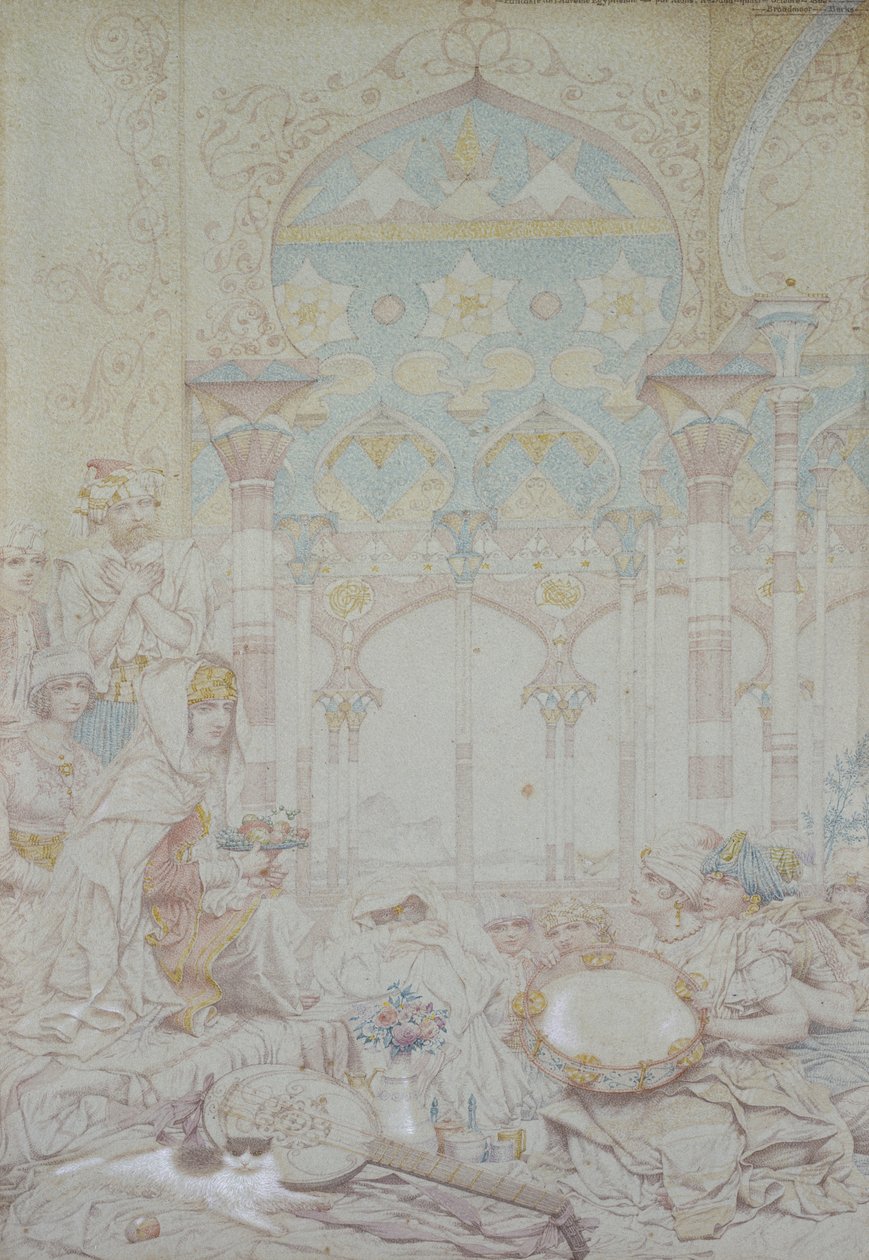 Fantasy v egyptském harému, 1865 od Richard Dadd