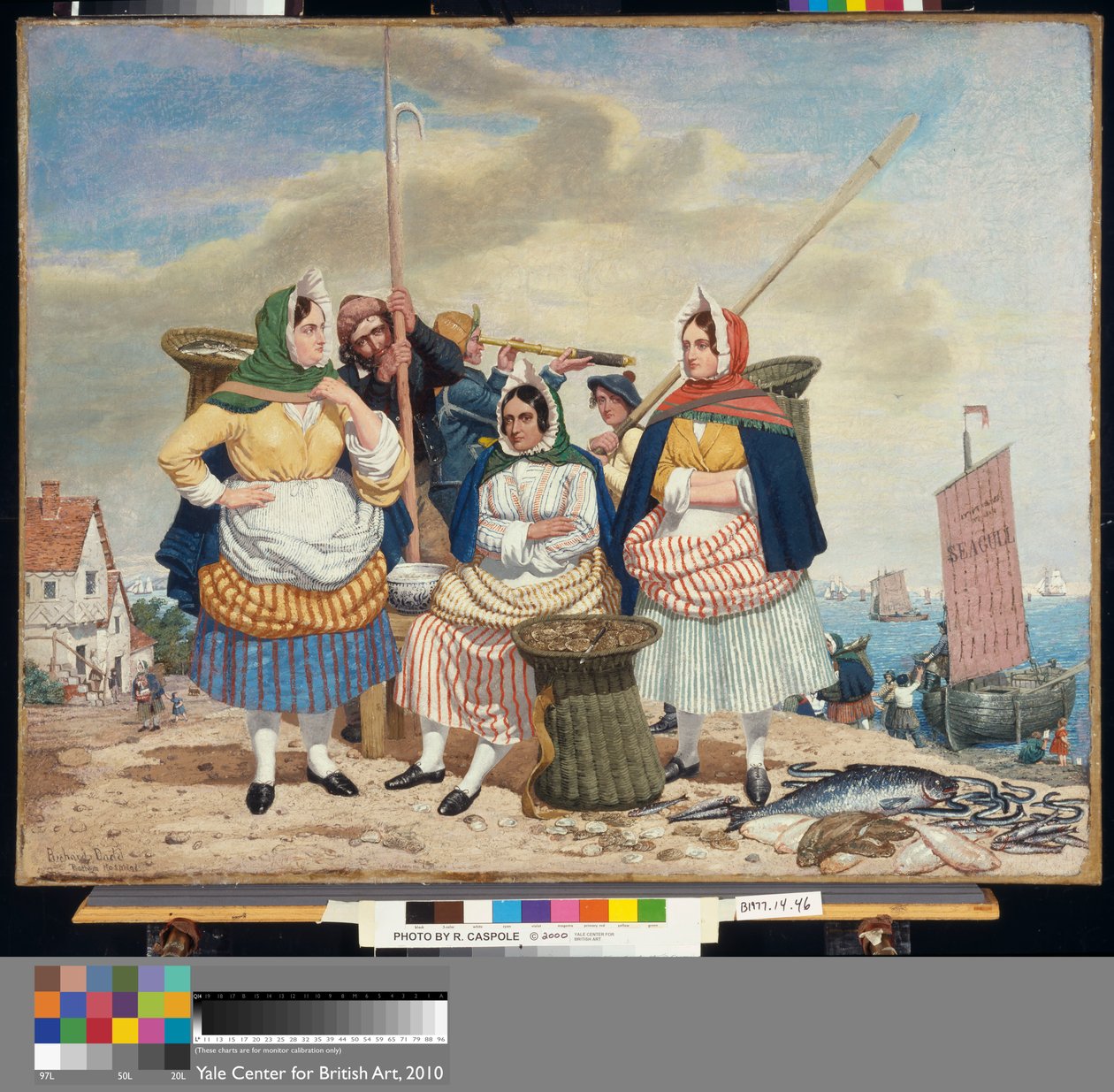 Rybí trh u moře od Richard Dadd
