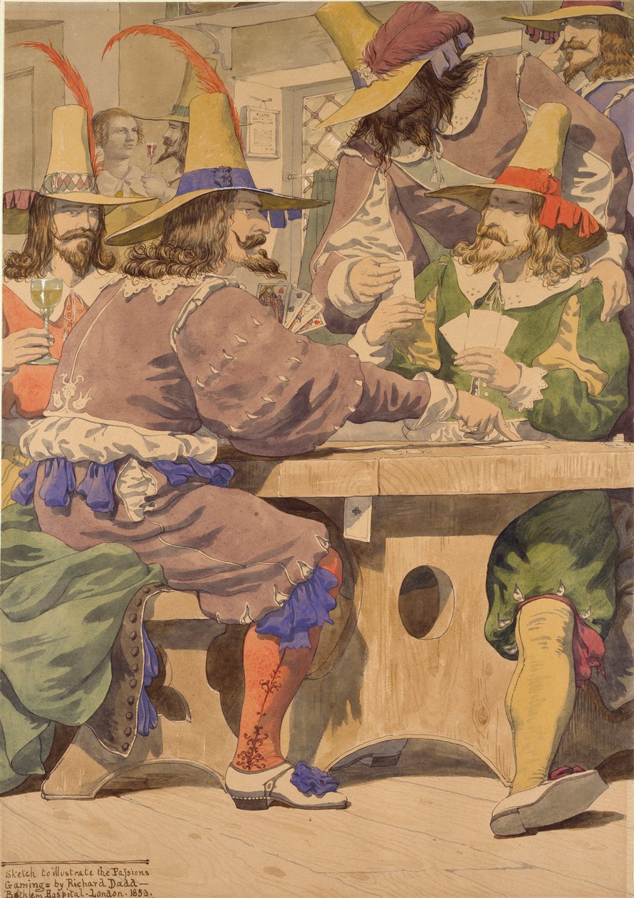 Hraní, polovina 19. století od Richard Dadd