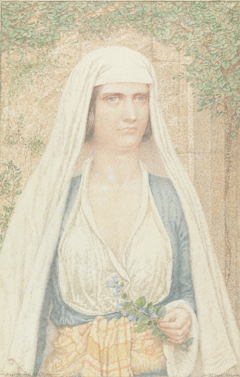 Řecká žena z Malé Asie od Richard Dadd