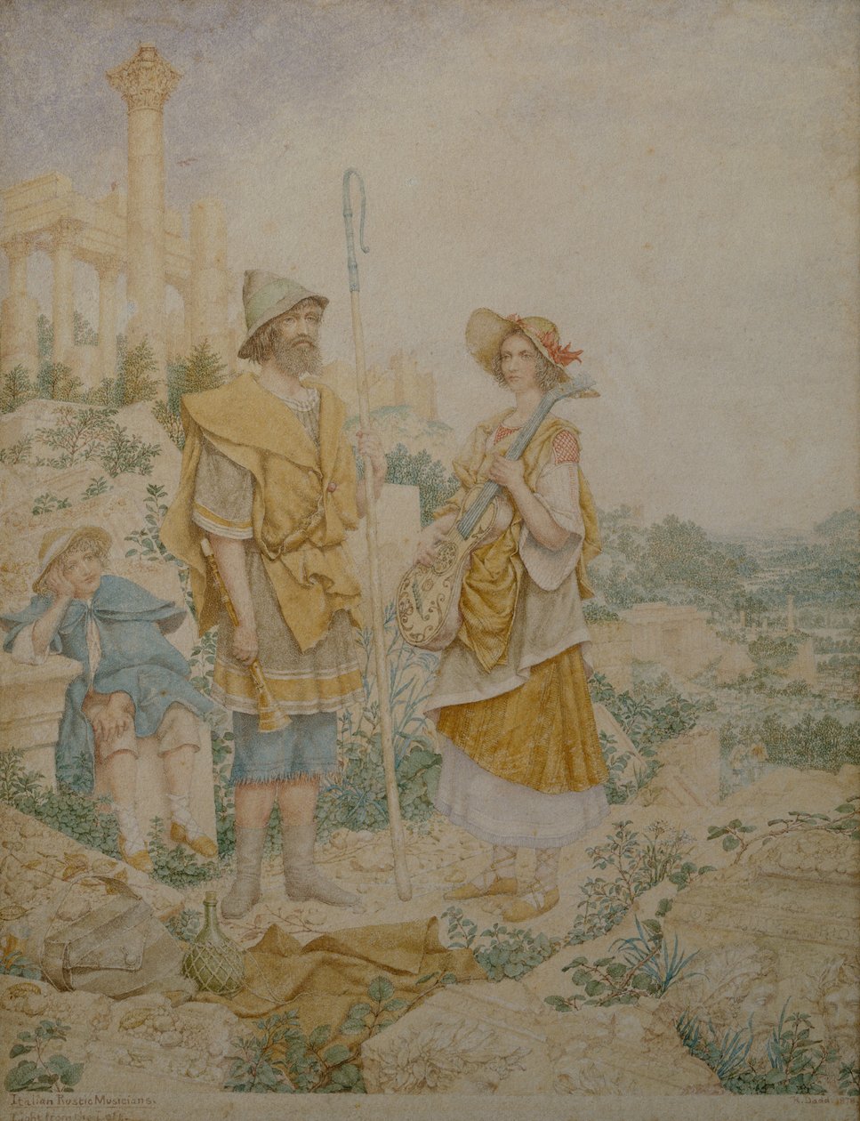 Italští rustikální hudebníci od Richard Dadd