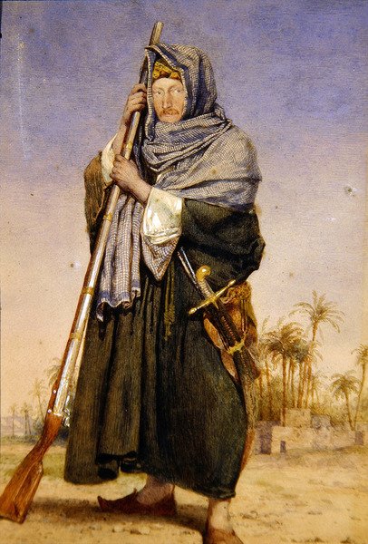 Portrét sira Thomase Phillipse v arabských šatech (akvarel na papíře) od Richard Dadd
