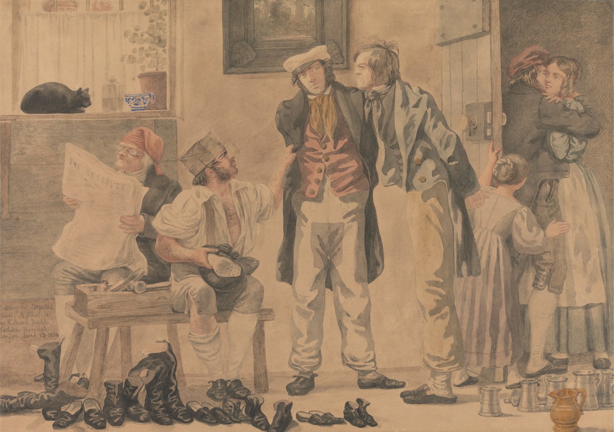 Urovnání sporného bodu od Richard Dadd