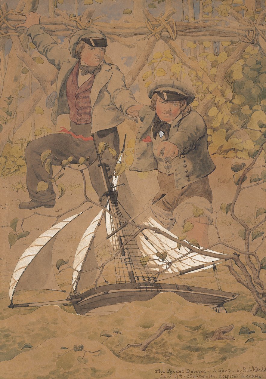 Paket zpožděn, 1854 od Richard Dadd