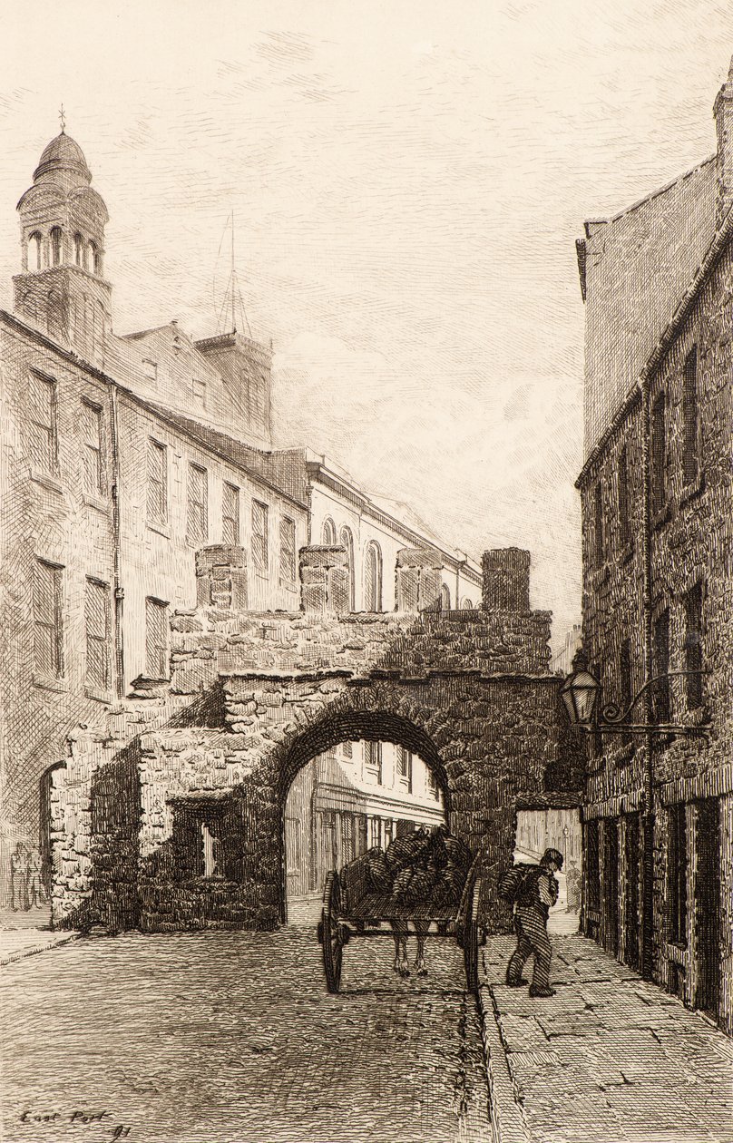 East Port nebo Cowgate Port od Richard Davidson Winter