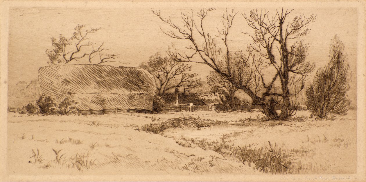 Old Farm Court Road, Dulwich (lept) od Richard Davidson Winter