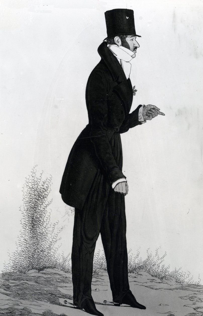 Edward Hughes Ball Hughes, Zlatý míč, 1819 od Richard Dighton