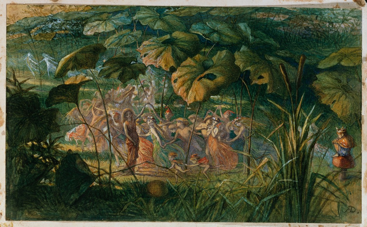 Pohádkový tanec na mýtině od Richard Doyle