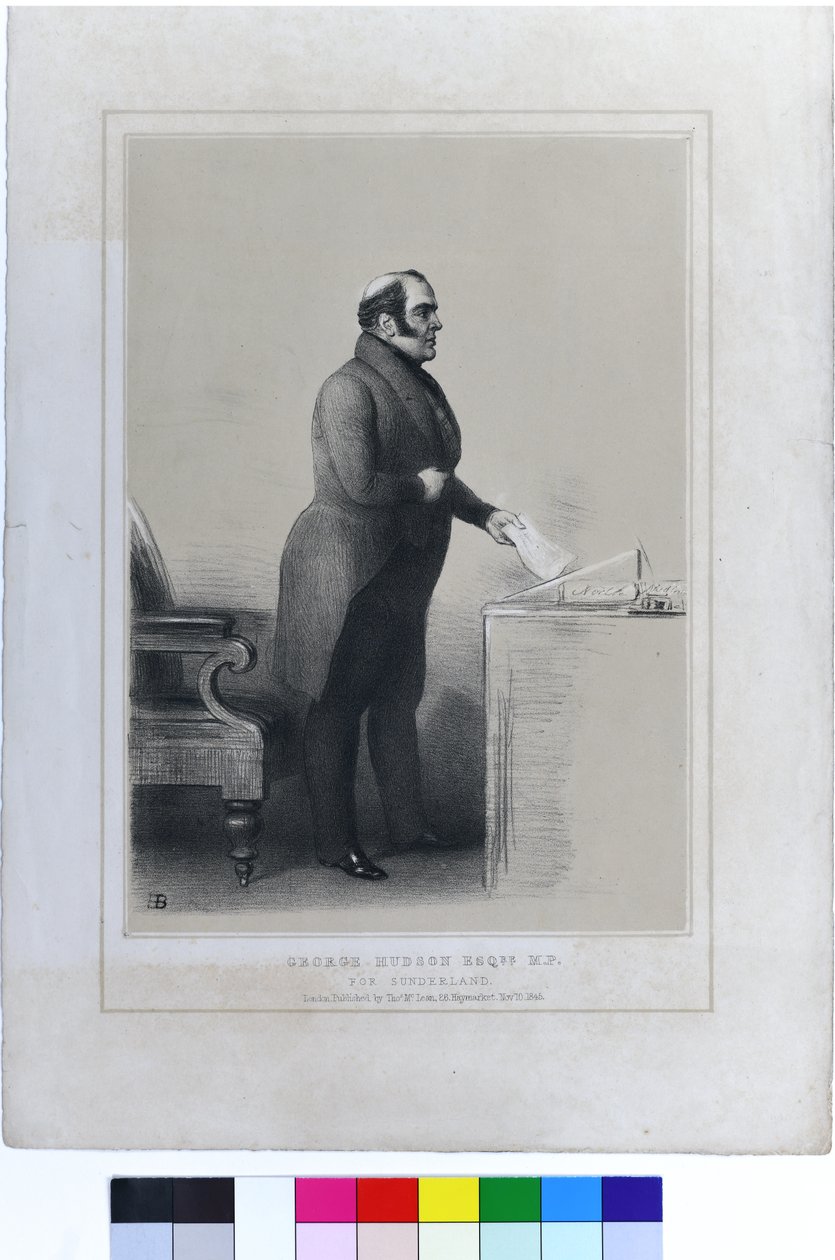 George Hudson Esqre. M.P. for Sunderland od Richard Doyle