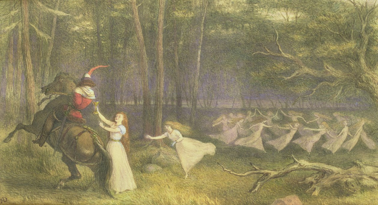 Oltářní pohár v Aagerup: Okamžik odjezdu od Richard Doyle