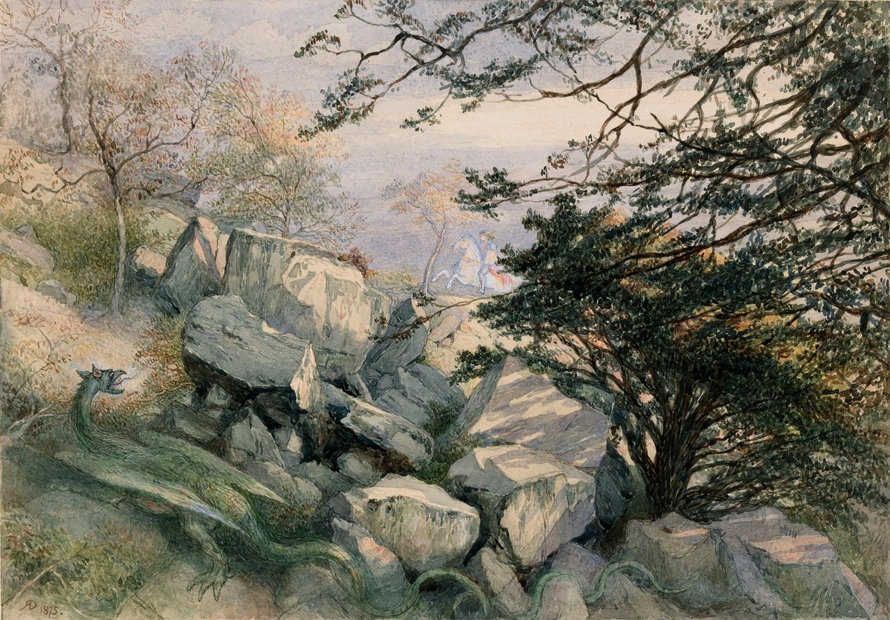 Drak z Wantley od Richard Doyle