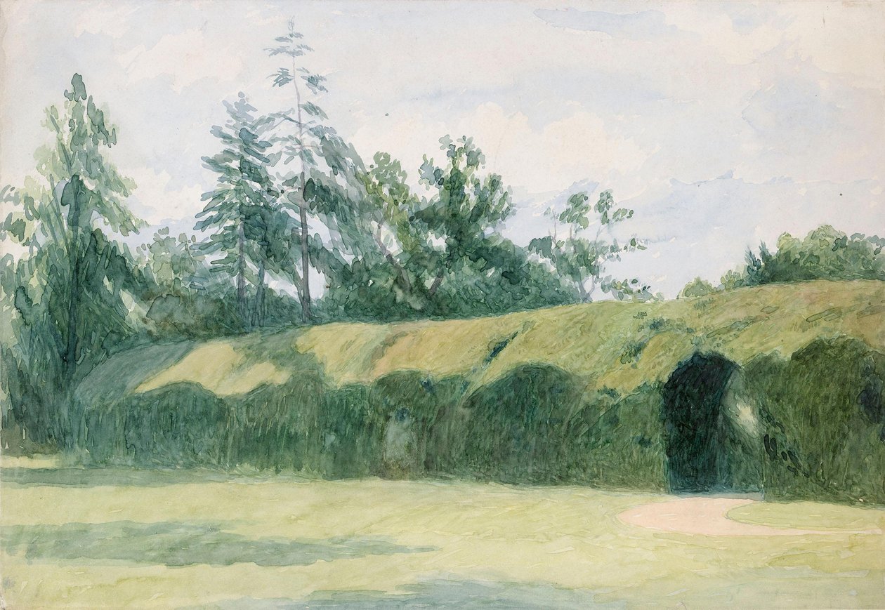Tisový parter u Headfort House, hrabství Meath od Richard Doyle