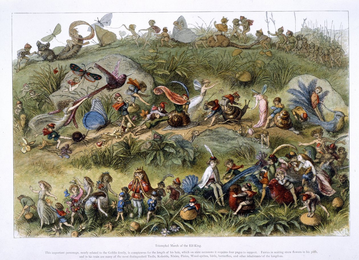 Triumfální pochod krále elfů od Richard Doyle