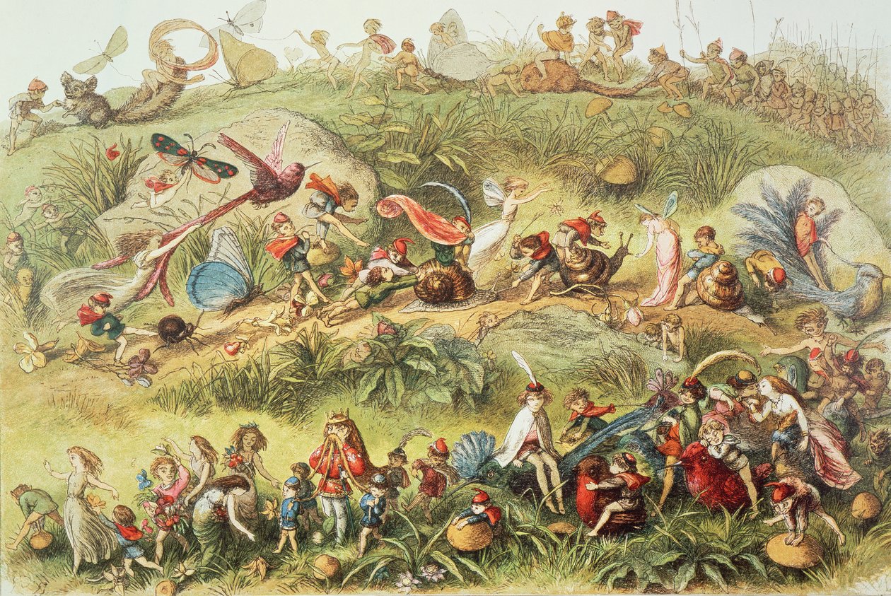 Triumfální pochod krále elfů od Richard Doyle