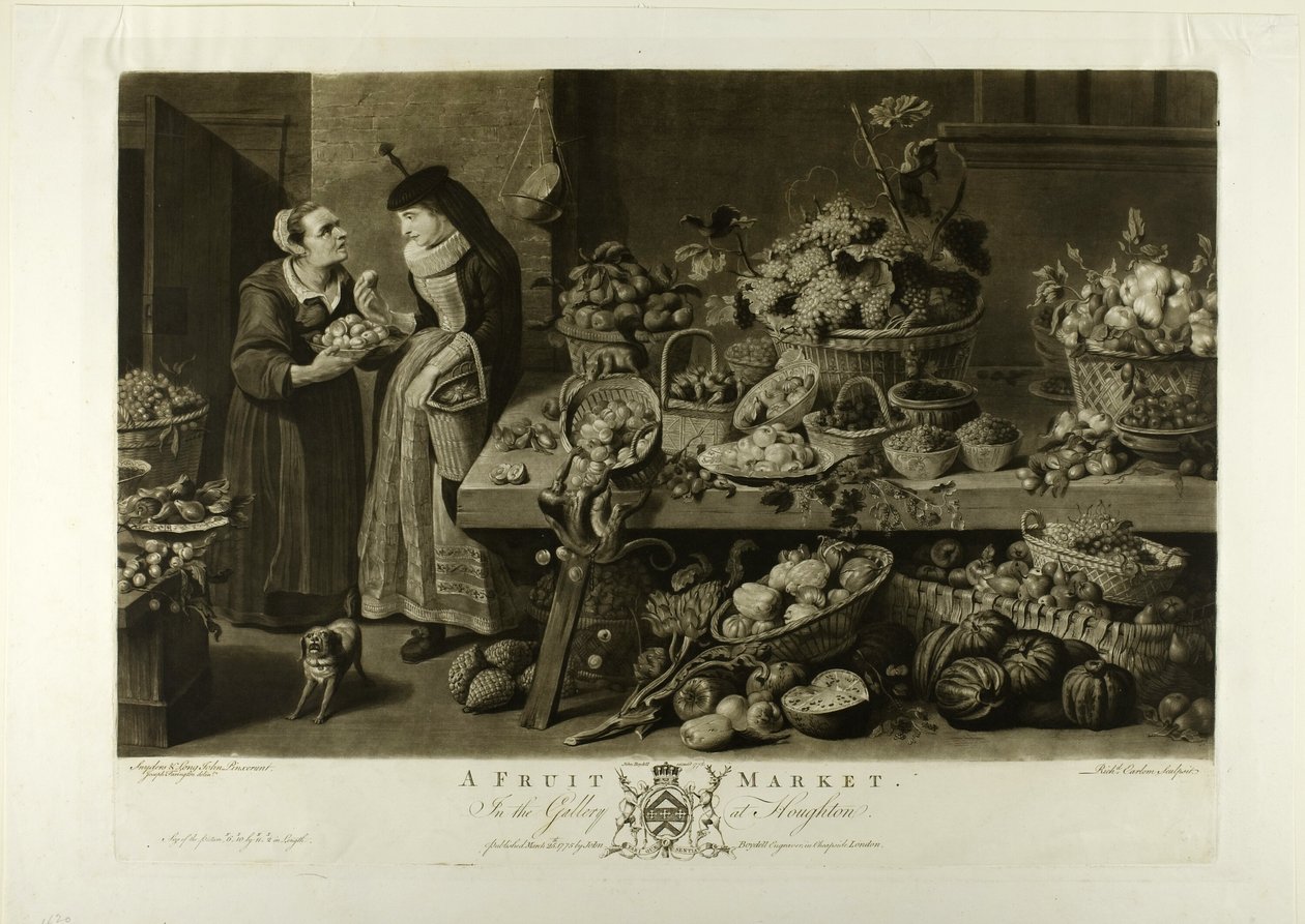 Ovocný trh z The Houghton Gallery od Richard Earlom