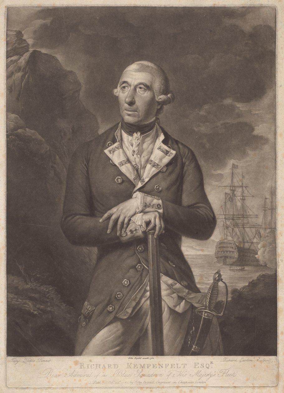Richard Kempenfelt, Esq. od Richard Earlom