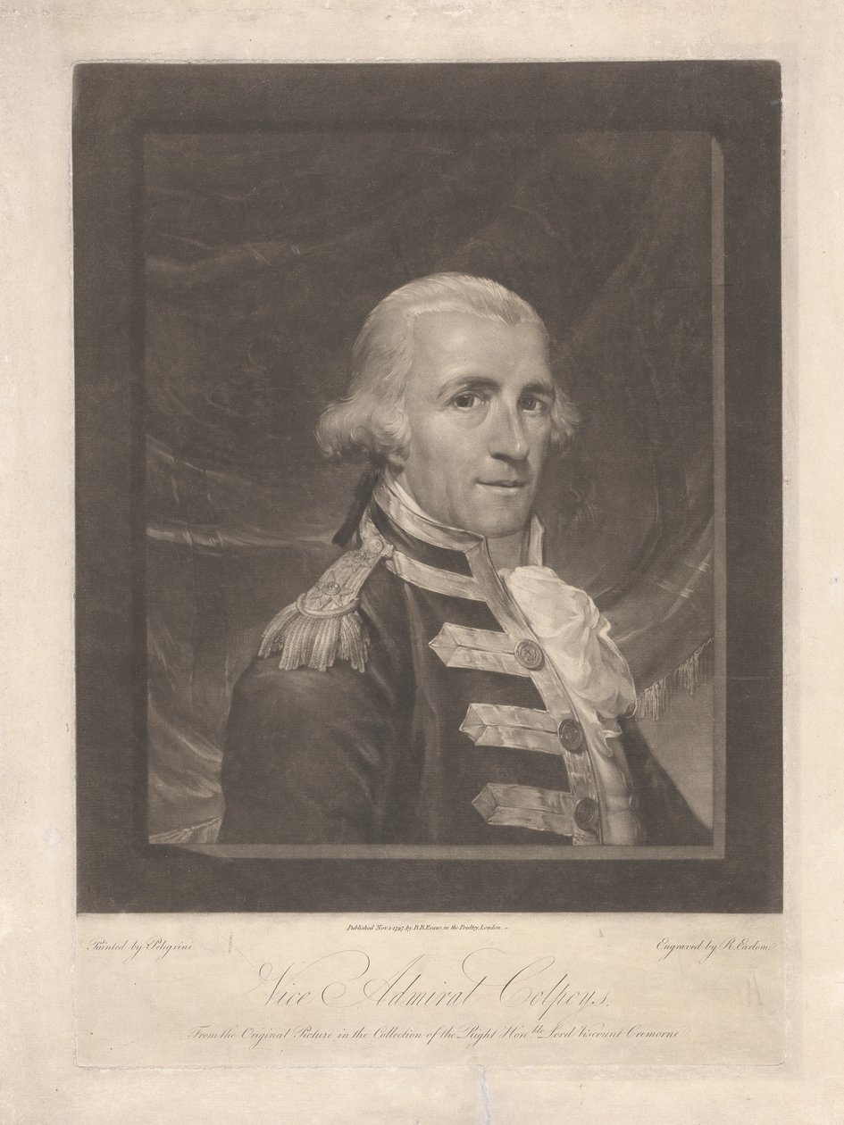 Vice admirál Colpoys od Richard Earlom