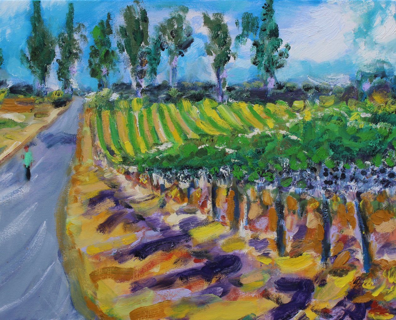 Procházka ve Wine County, Napa, 2017 od Richard Fox