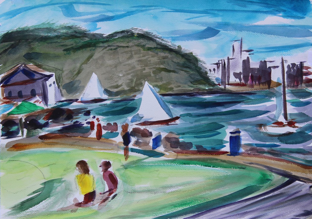 Bay, Tiburon, 2020 od Richard Fox
