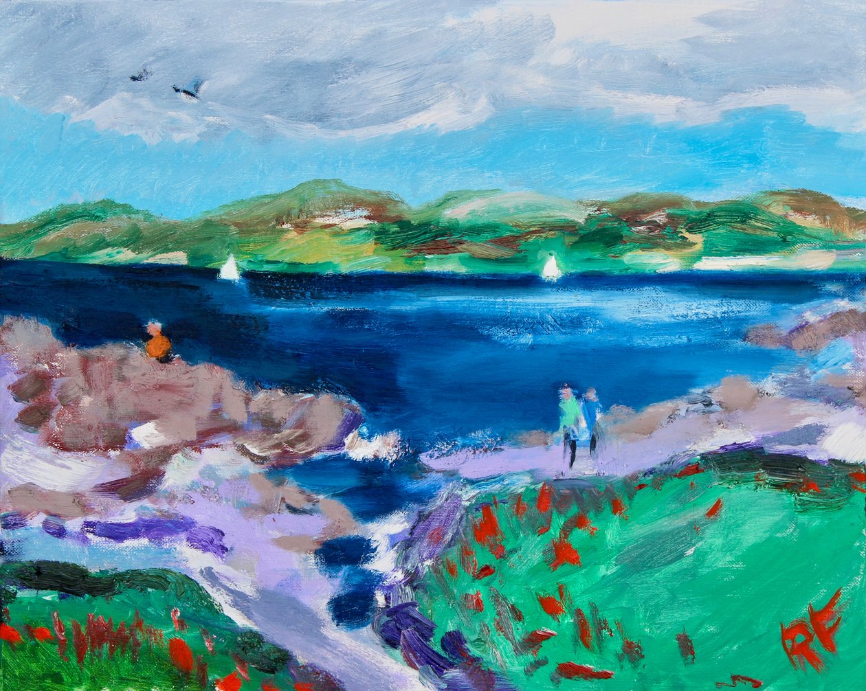 Pozdní odpoledne, Monterey, 2017 od Richard Fox