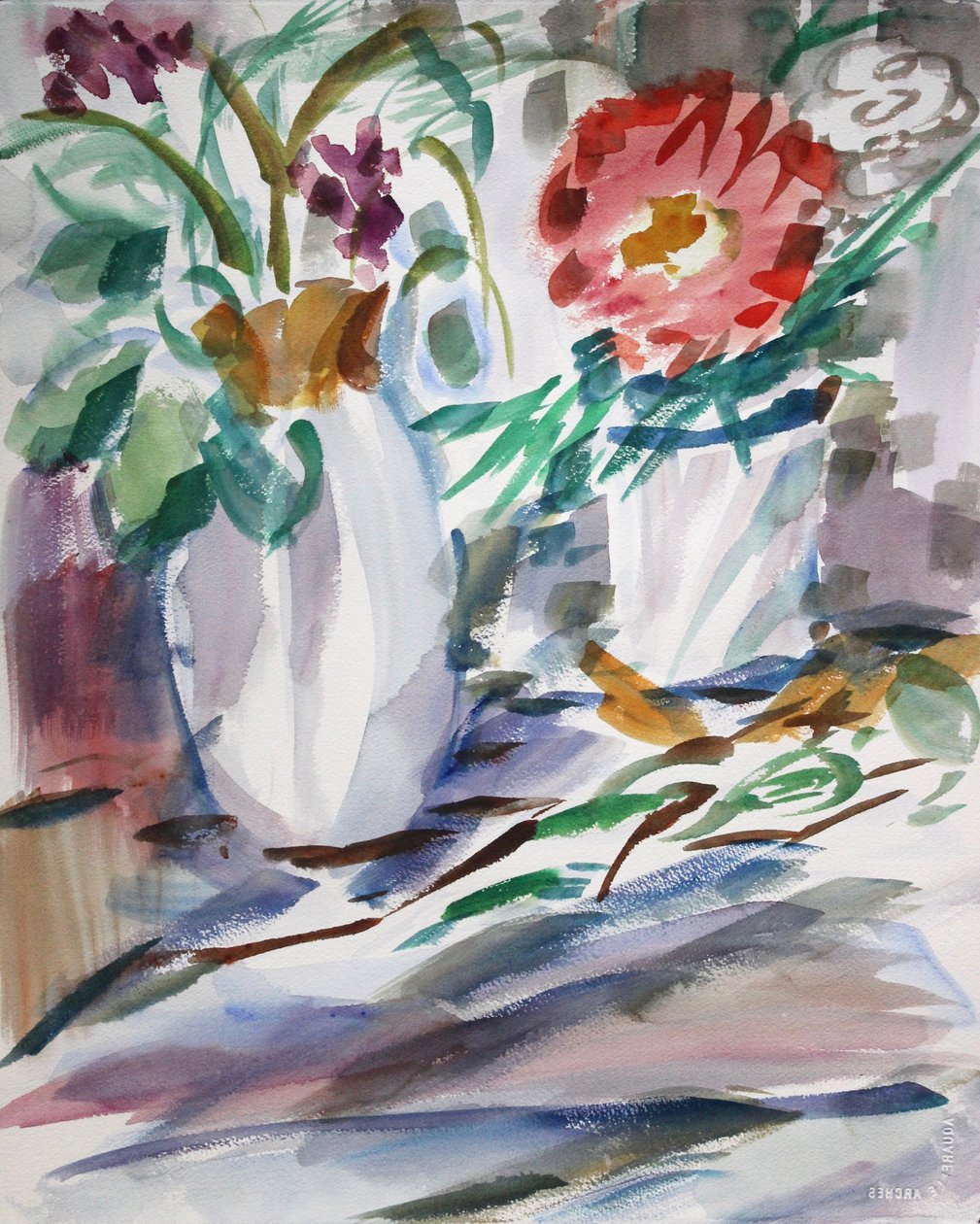 Zátiší s vrženými stíny, 2014 od Richard Fox