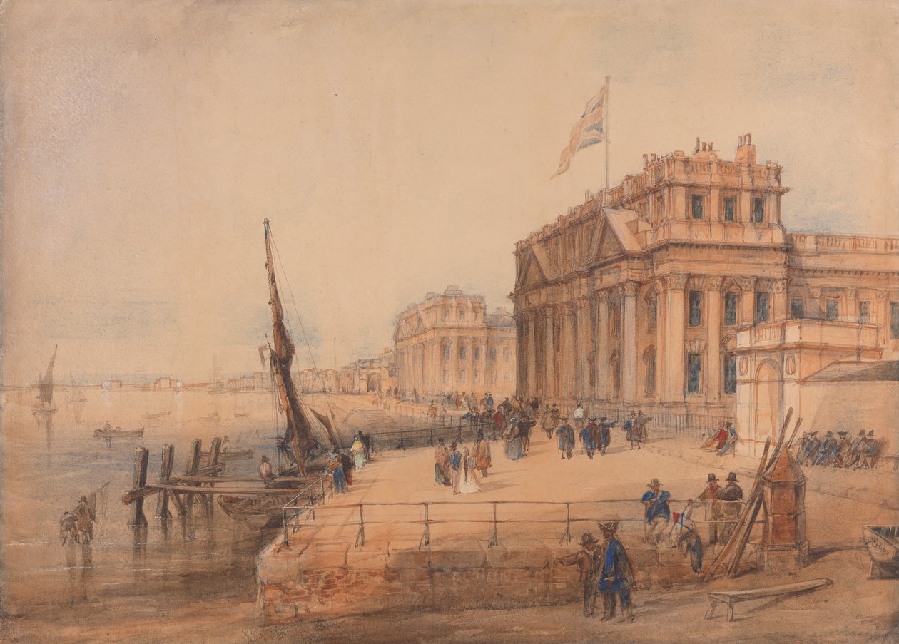 Greenwichská nemocnice od Richard Henry Nibbs