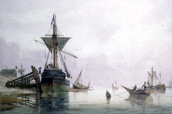 Shoreham (akvarel na papíře) od Richard Henry Nibbs