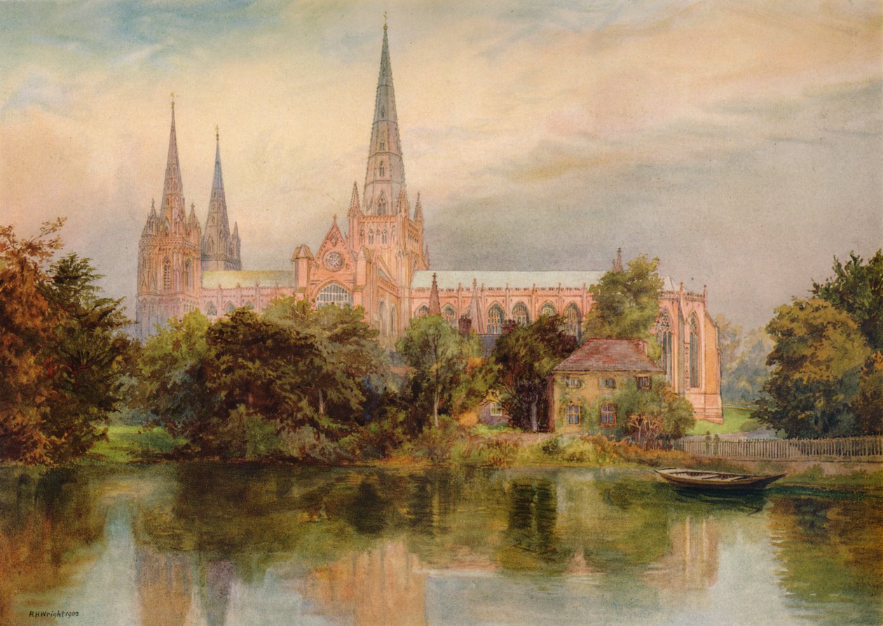 Katedrála Lichfield, 1902, 1938 od Richard Henry Wright