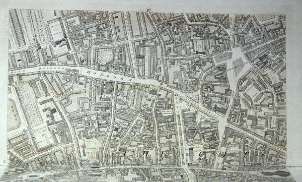 Plán City of London, publikoval 1813 (rytina) (viz 247354-247357) od Richard Horwood