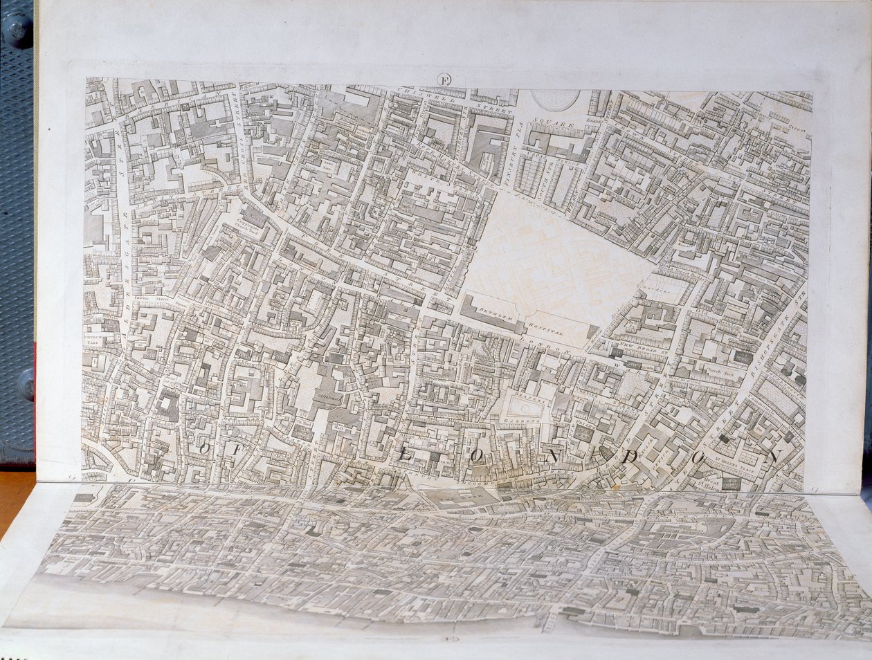 Plán City of London, zveřejněný 1813 (viz 247354-247356) od Richard Horwood