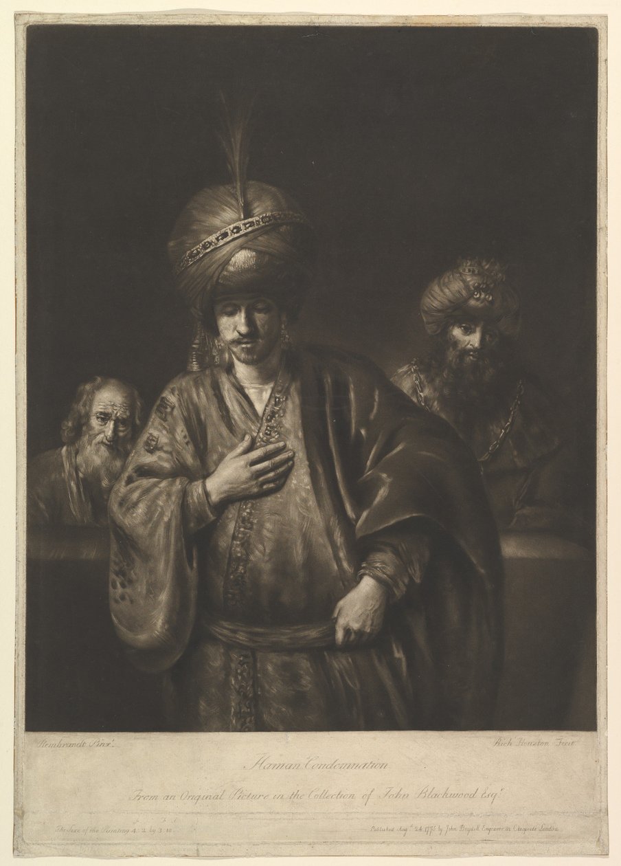 Hamanovo odsouzení, 1740-75. od Richard Houston