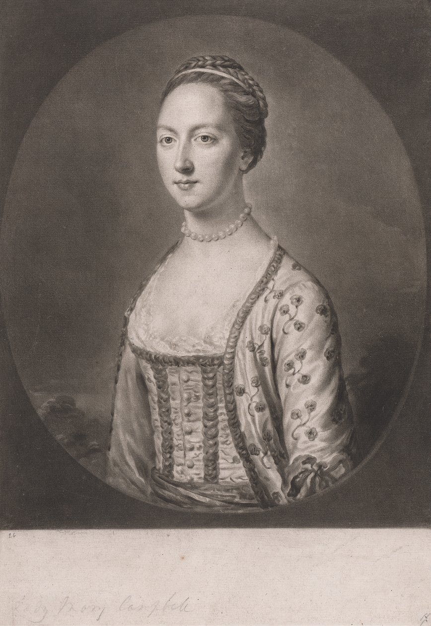 Lady Mary Campbellová od Richard Houston