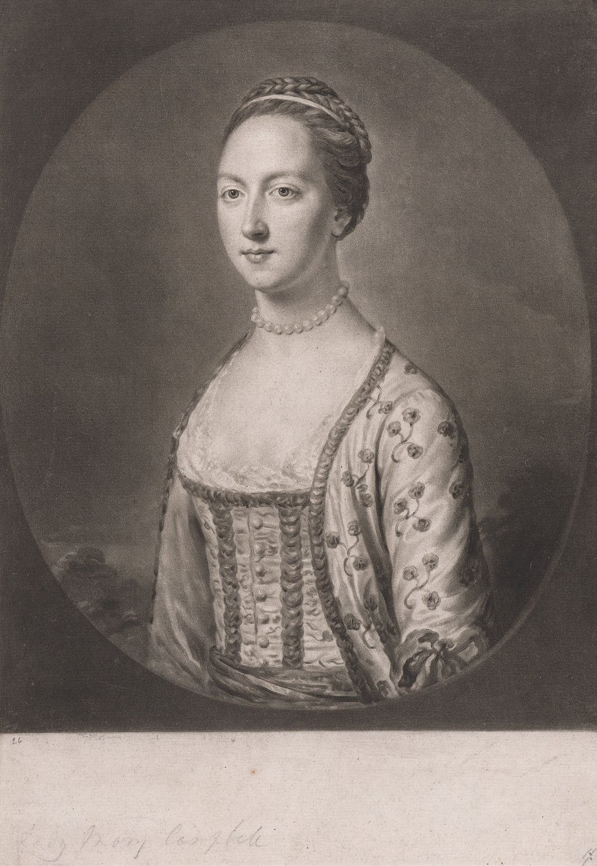 Lady Mary Campbellová od Richard Houston