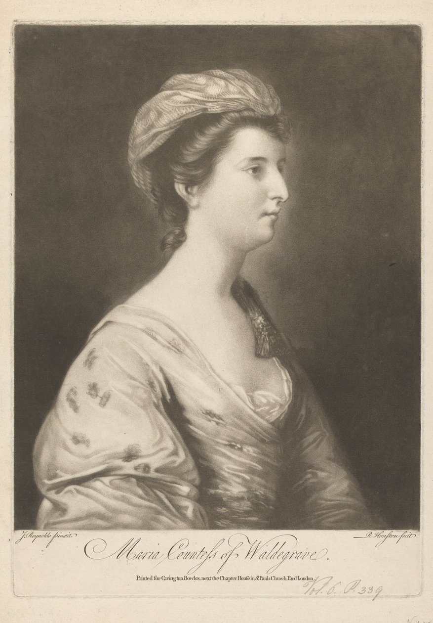Maria, hraběnka Waldegrave od Richard Houston