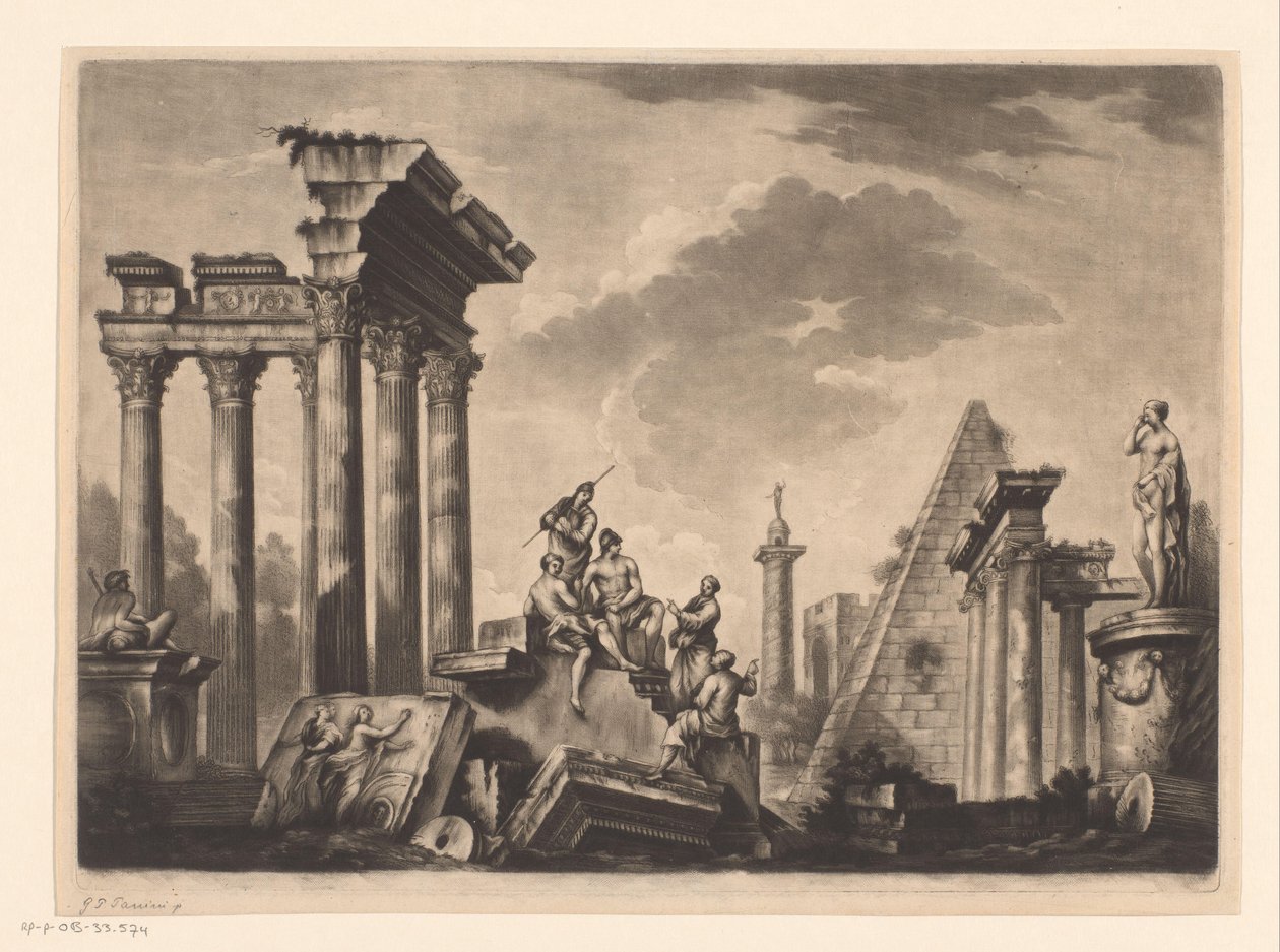 Ruines te Rome od Richard Houston