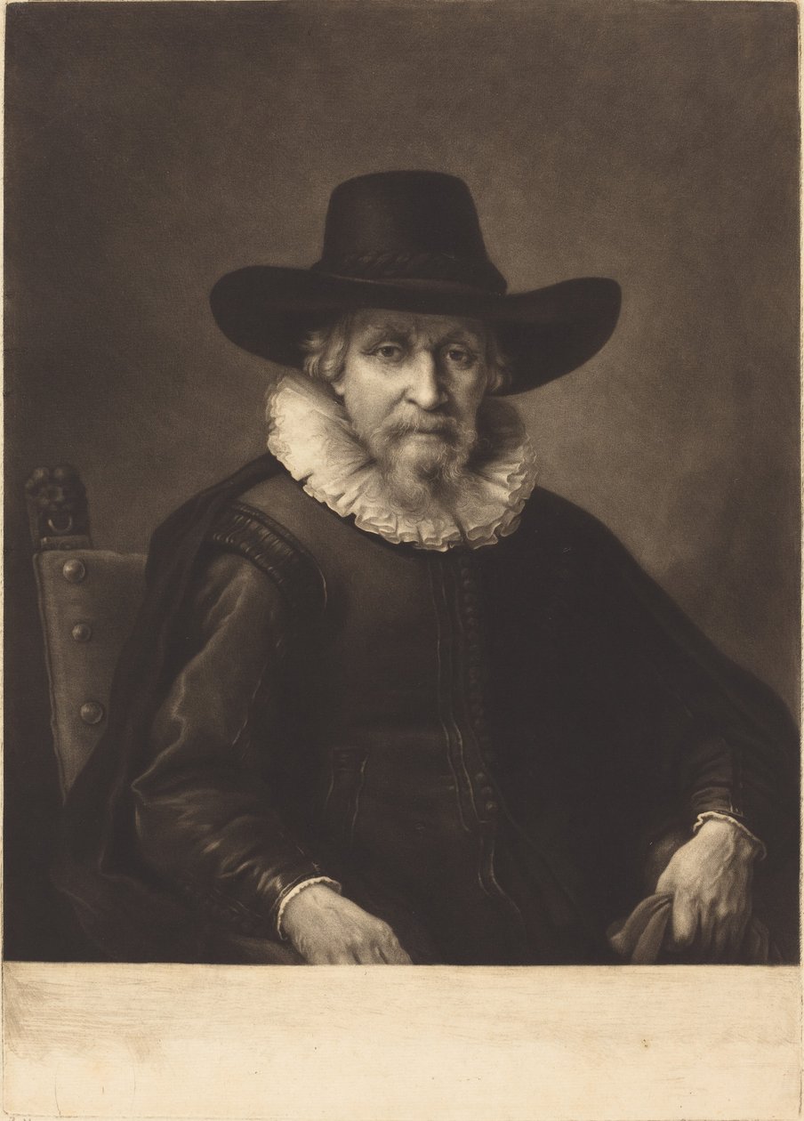 Purkmistr od Richard Houston after Rembrandt van Rijn