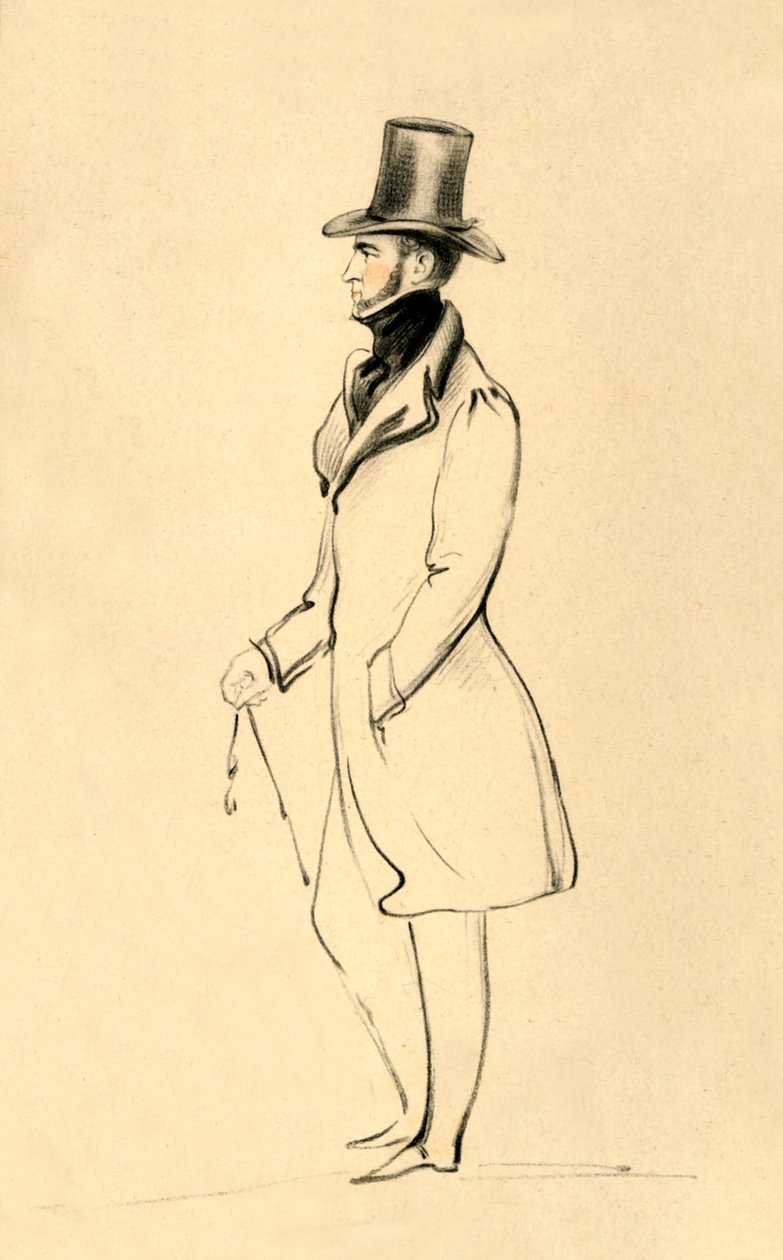 Muž z Pembrokeshire - hrabě z Pembroke, c1841. od Richard James Lane