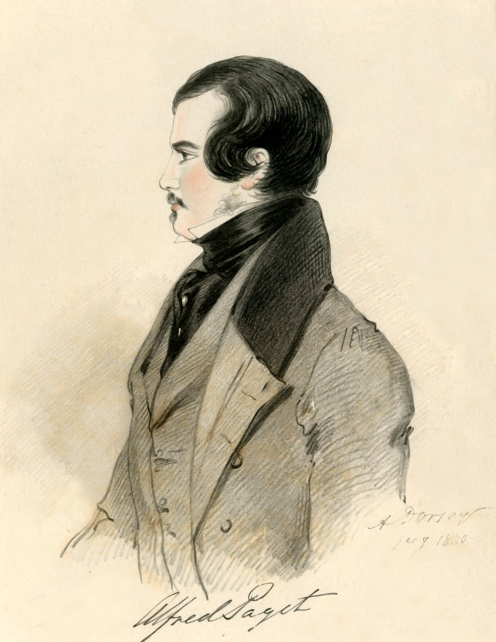 Alfred Paget, 1840. od Richard James Lane
