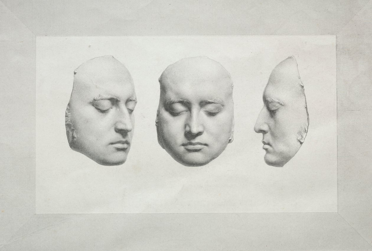 Posmrtná maska sira Thomase Lawrence od Richard James Lane