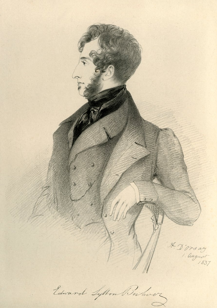 Edward Lytton Bulwer, 1837. od Richard James Lane